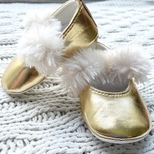 Baby Girl Gold Shoes